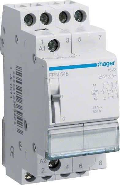 Actual product image Hager HAG EPN548 4S 16A 48V remote switch