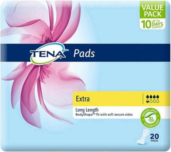 Actual product image Tena LADY Insoles for bladder incontinence EXTRA (20 x, Regular)