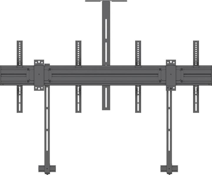 Image du produit Multibrackets Support double 2 x 32"-65", noir, VESA 100x (Mur, 65", 30 kg)
