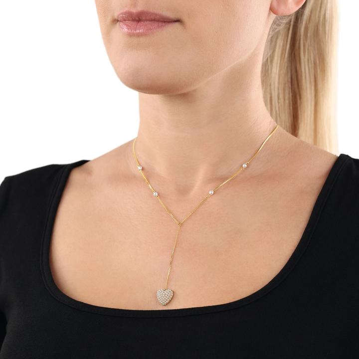 Immagine prodotto Amor Collana da donna, argento 925, perle di vetro | cuore (Argento 925)