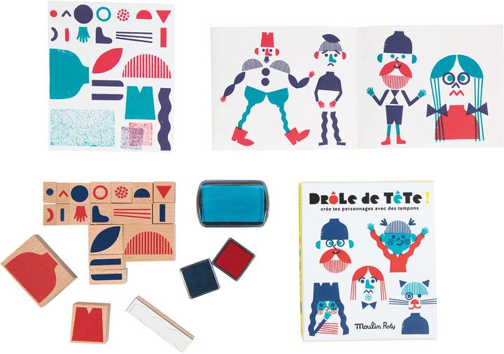 Produktbild Moulin Roty Les Bambins, Stempelspiel 20 Motive