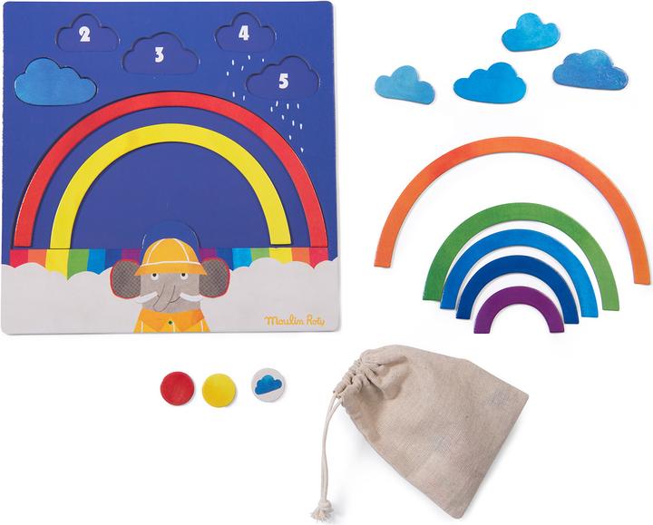 Actual product image Moulin Roty Les Popipop, play of colors (Multilingual)