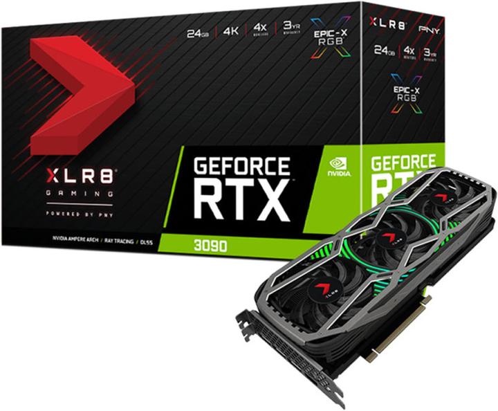 Produktbild PNY GeForce RTX 3090 XLR8 Gaming Revel EPIC-X RGB (24 GB)