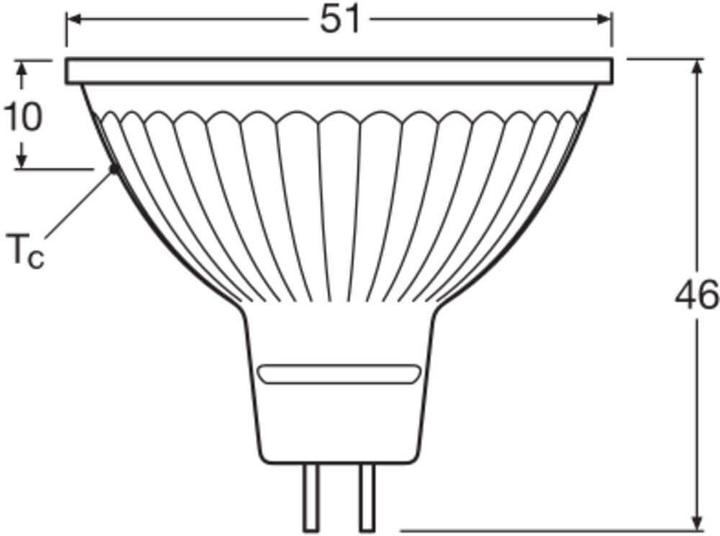 Productafbeelding Ledvance LED-reflectorlamp (GU5.3, 5.30 W, 345 lm, 1 x, G)