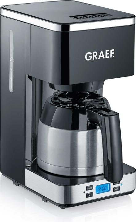 Graef FK 512 Filter Coffee Maker with Timer and Thermos Black (EU plug)