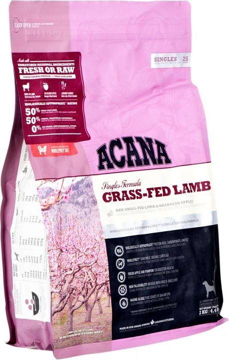 Image du produit Acana Dog Singles GRASS-FED LAMB 2kg (Adulte, 1 pcs, 2000 g)
