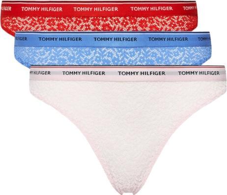 Tommy Hilfiger 3er-Pack Tanga-Höschen für Damen (S, 3er Pack)