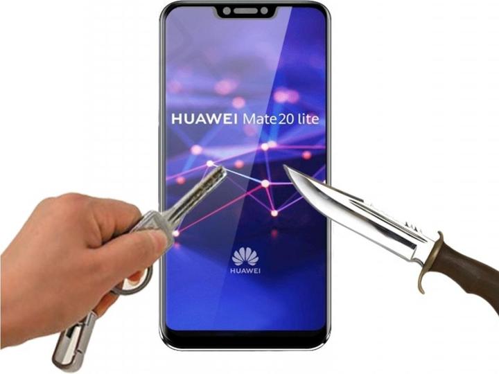 Actual product image Screenguard Huawei Mate 20 Lite Full Screen Protective Glass Film 2.5D 9H (1 Piece, Mate 20 Lite)