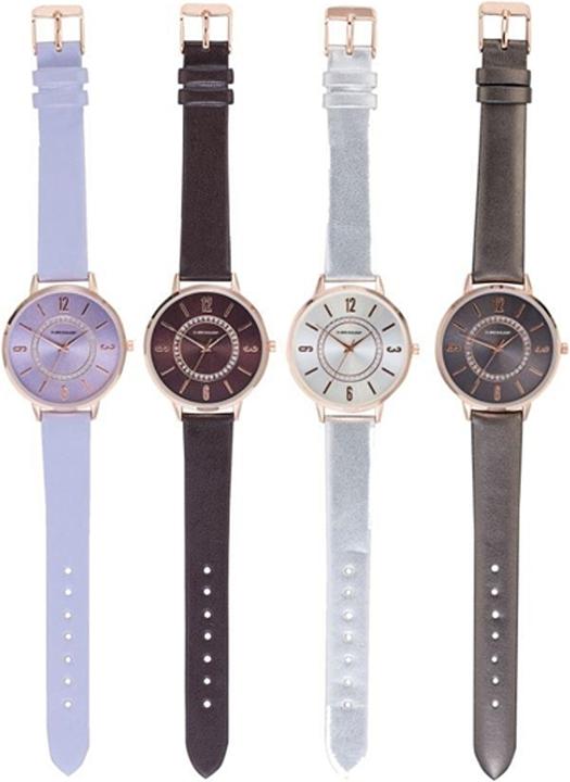 Image du produit Dunlop Montre-bracelet pour femme avec bracelet en PU