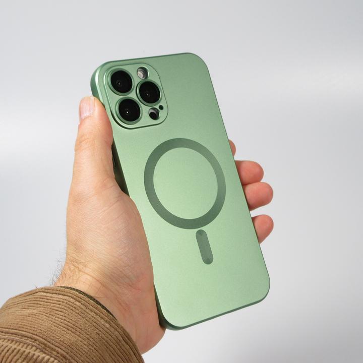 Produktbild PhoneLook Hülle Gummi weich mit Kameraschutzglas MagSafe (Apple iPhone 13 Pro)