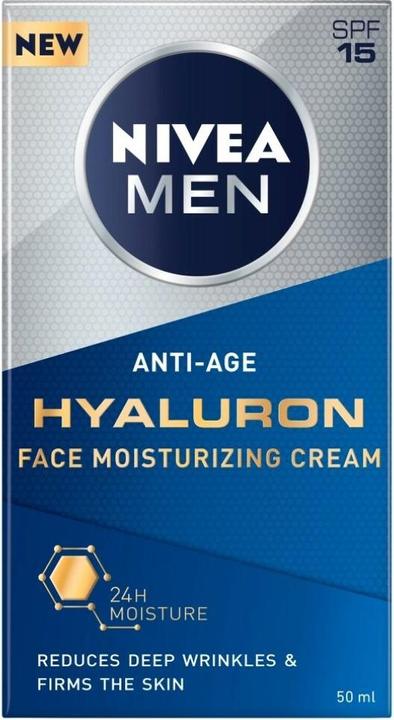 Actual product image NIVEA MEN Hyaluron Anti-Age (50 ml, Day cream, SPF 15)