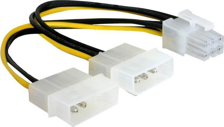 Immagine prodotto Delock Doppio adattatore PCIe 4P-6P
