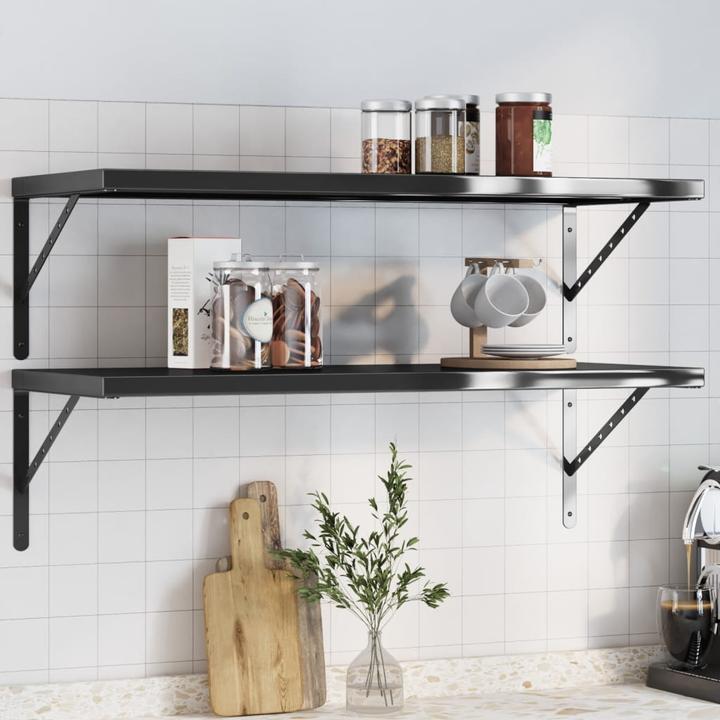 Immagine prodotto VidaXL Mensole a muro 2 pezzi 100 x 40 cm Nobile (100 x 40 x 3 cm)