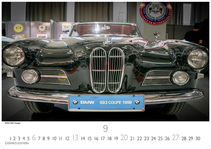 Produktbild BMW Classic Cars 2026 L 35x50cm (35 x 50 cm, Deutsch)