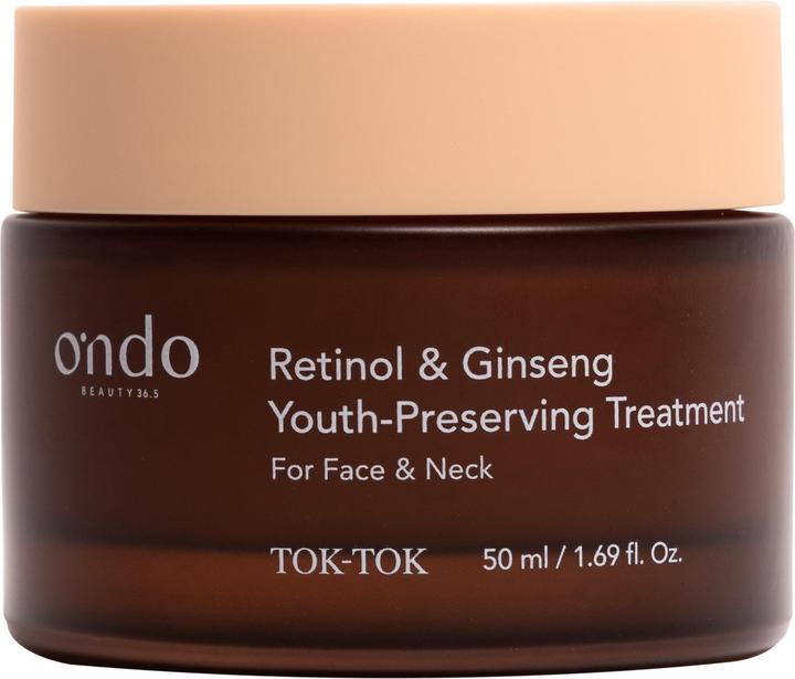 Actual product image Ondo Peptides & ginseng neck treatment tok-tok (50 ml, 24h cream)