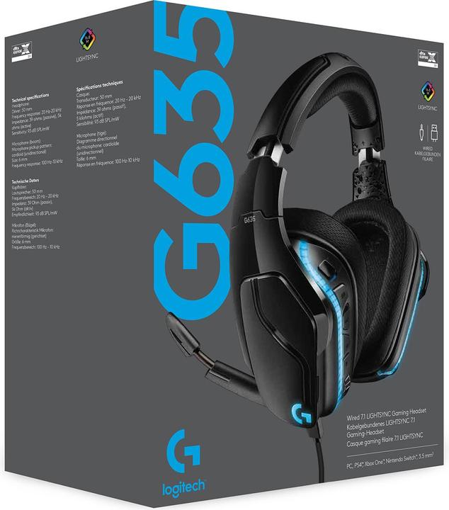 Image du produit Logitech G G635 (Filaire)