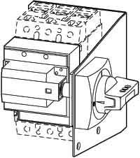 Actual product image Eaton Moeller) Main switch kit NZM1-XSM-R