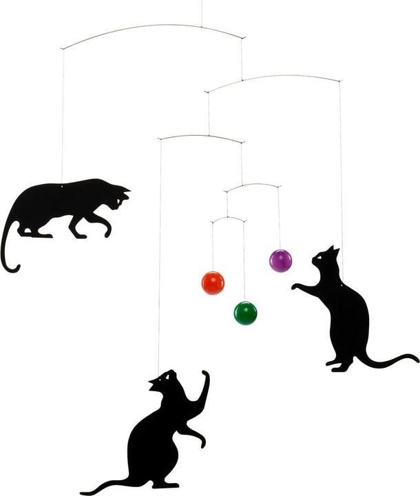 Actual product image Flensted Mobiles Cat Mobile with Gift Box