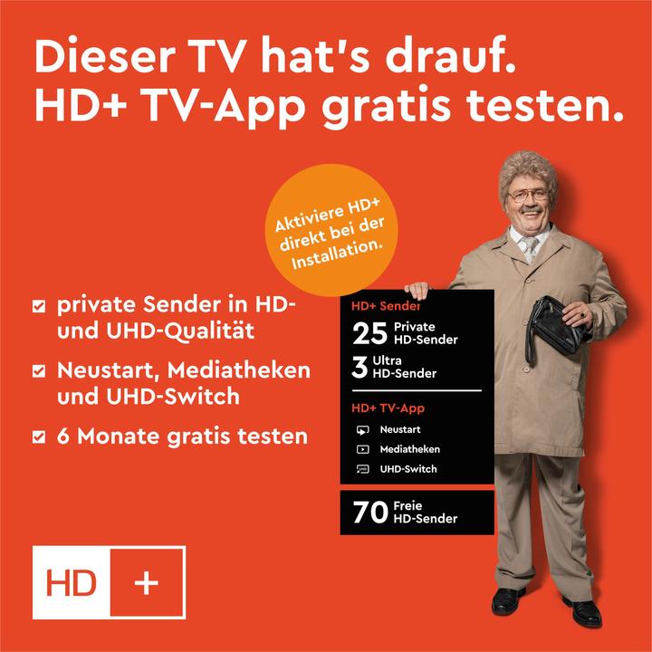 Actual product image JVC TV 40 inch Smart TV Powered by TiVo (Full HD, HDR TV, triple tuner, 6 months HD+ incl.) (40", LCD, Full HD, 2025)