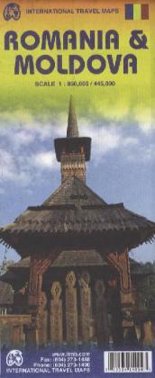 Produktbild International Travel Map Romania & Moldova