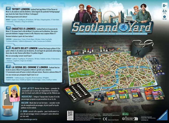 Actual product image Ravensburger Scotland Yard (German, French, Italian, English)