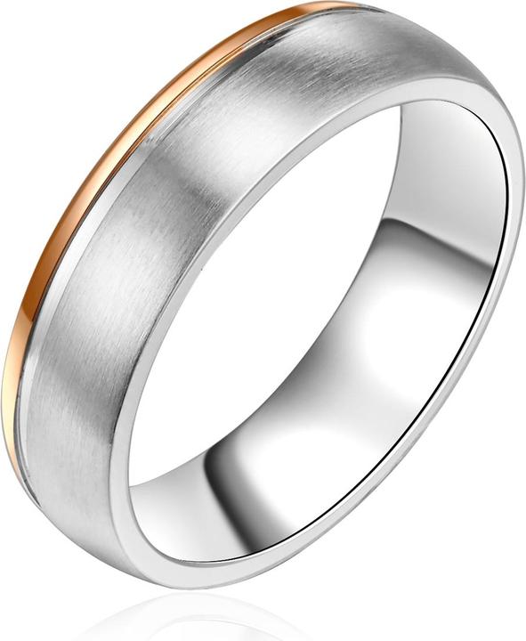 Immagine prodotto Trilani Acciaio inossidabile da uomo argento/oro rosa - 9650 (66)