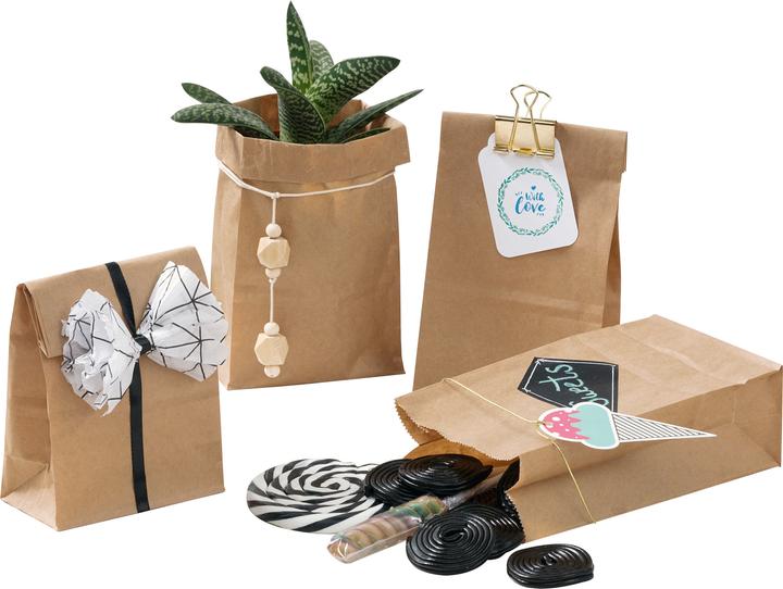 Produktbild Folia Blockbodenbeutel Nature (Geschenktüte, 15 x)