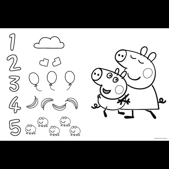 Actual product image Trefl Puzzle Giant 3in1 15 days Meet the cheerful Peppa Pig (15 pieces)