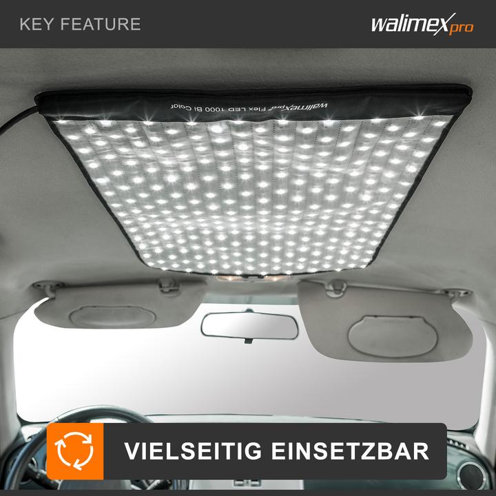 Actual product image Walimex pro Flex LED Bi Color Leuchtmatte Set inkl. Softbox 100W Flächenleuchte (Surface luminaire)