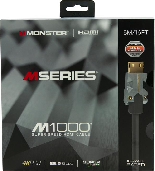 Actual product image Monster M1000 (5 m, HDMI)