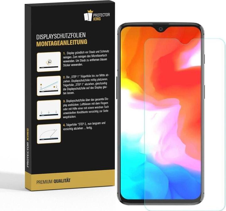 Produktbild Protectorking 4x Panzerfolie Anti-Shock HD Klar (4 Stück, OnePlus 6T)
