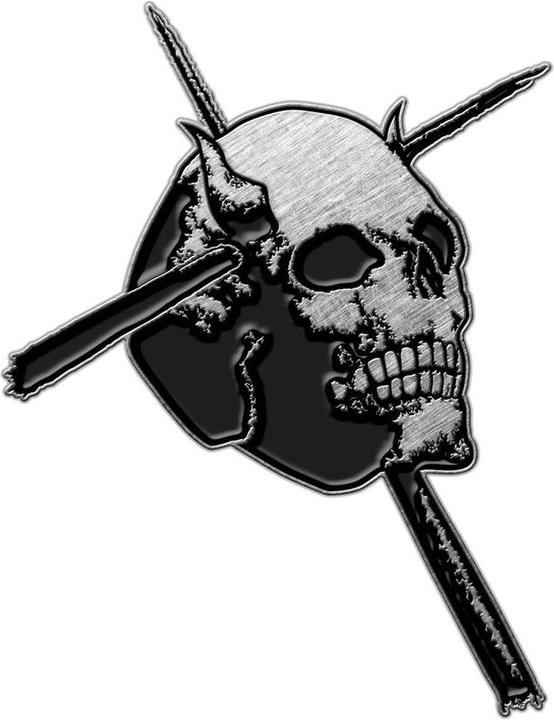 Universal Textiles Totenkopf Abzeichen Emaille