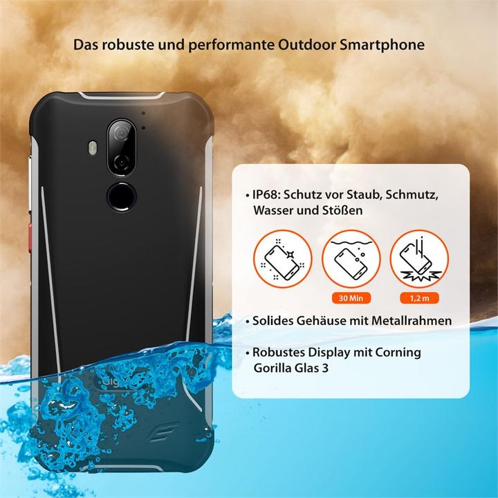 Produktbild Gigaset GX290 Plus (64 GB, Titanium Grey, 6.10", Hybrid Dual SIM, 13 Mpx, 4G)