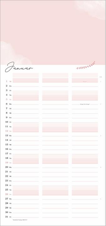 Actual product image Creative planner for two moments of happiness 2 (21 x 45 cm, German)