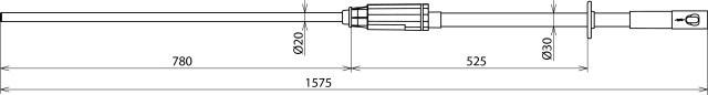 Actual product image Dehn PHE3 6 20 S Voltage Detector PHE III 6...20kV 50Hz Cat.