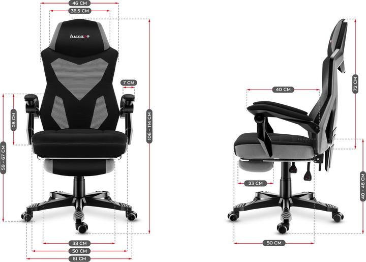 Actual product image Huzaro Combat 3.0 Mesh Seat