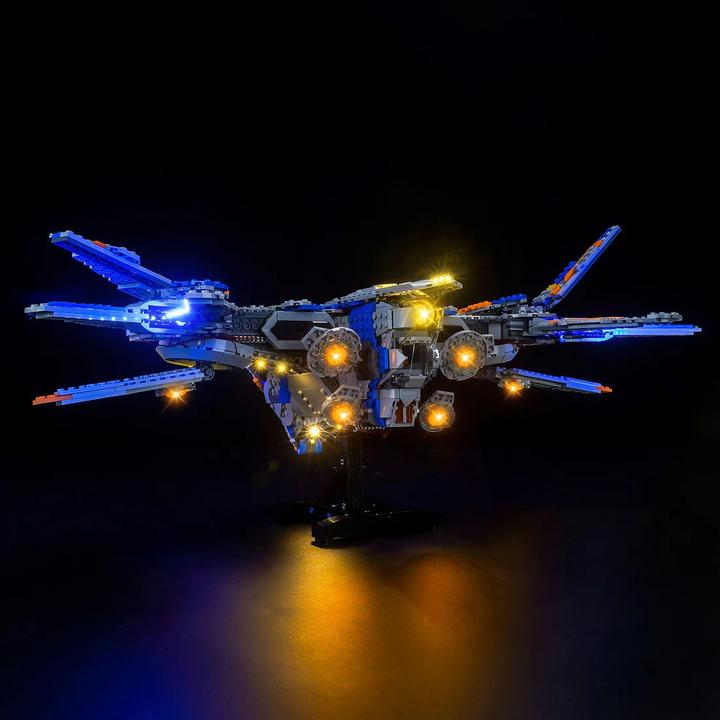 Produktbild BrickBling LED Licht Set für LEGO Guardians of the Galaxy: Die Milano (76286) inkl. Fernbedienung