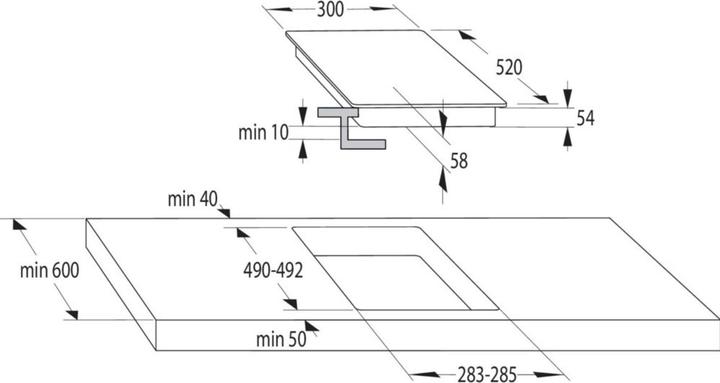 Image du produit Gorenje Table de cuisson à induction encastrable GORE