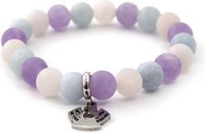 Beneto Beaded bracelet made of MINK112 crystal - Length: 17 cm (17 cm)