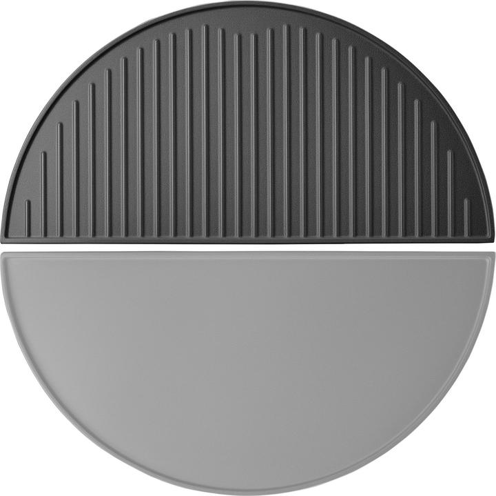 Produktbild Wiltec Gusseisen Grillplatte 49,8x24,3x1,5cm Grill Platte Grillzubehör BBQ