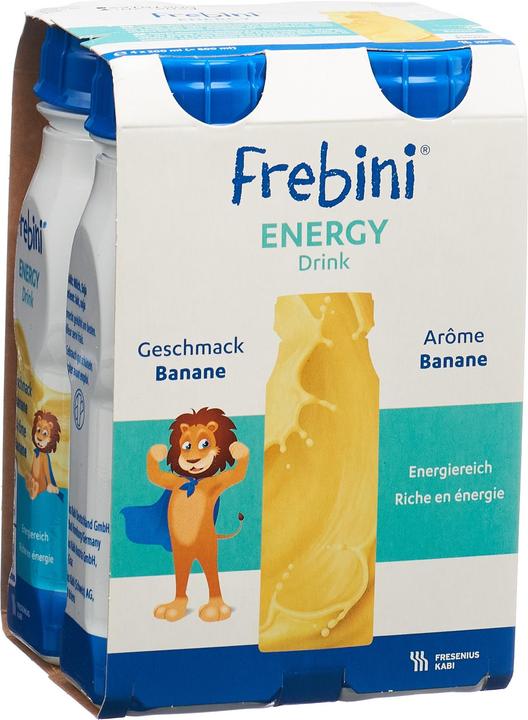Actual product image Frebini energy Drink Vanilla (4x200ml) (Banana, 4 x)