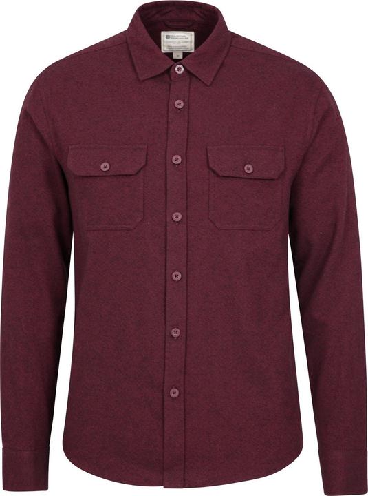 Actual product image Mountain Warehouse Mens Trace Flannel Long-Sleeved Shirt (L)
