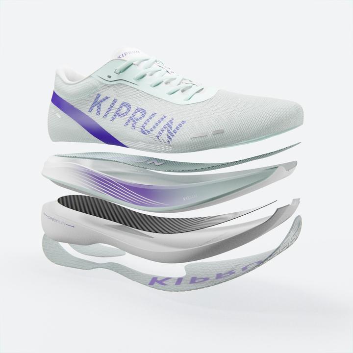 Produktbild Kiprun Laufschuhe Herren mit Carbon-Platte - KD900X.2 grün/lila (41)