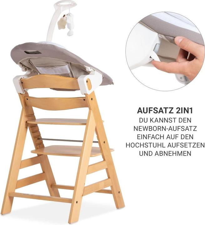 Immagine prodotto Hauck Seggioloni Beta Plus Natural 5 pezzi Set neonato - Seggiolone + (Seggiolone)