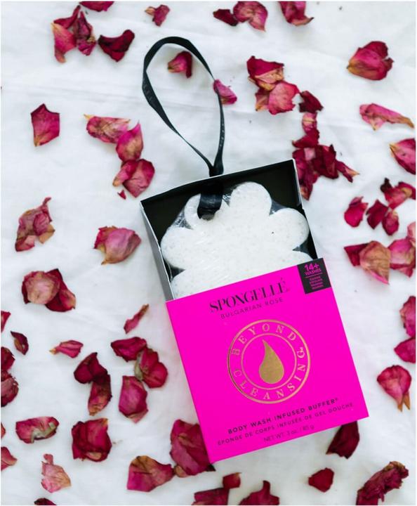 Immagine prodotto Spongellé Fiore in scatola - Rosa bulgara