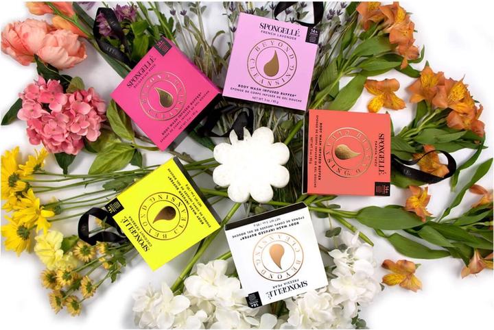 Actual product image Spongellé Boxed Flower - Beach Grass
