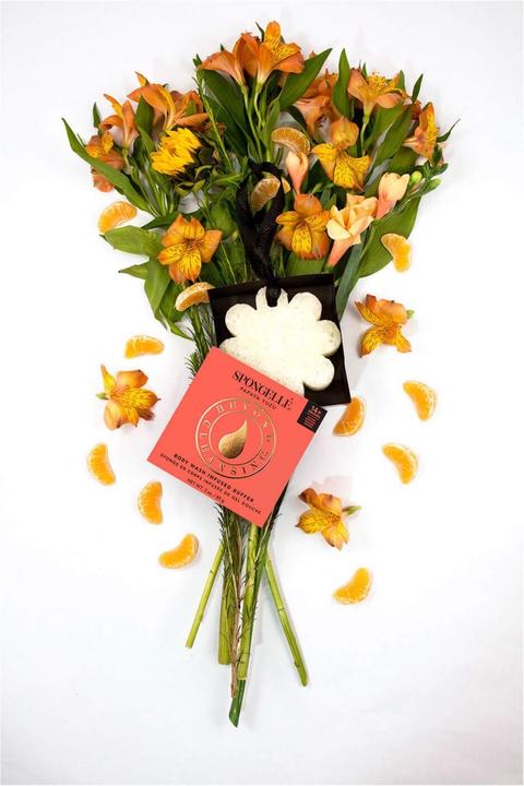 Actual product image Spongellé Boxed Flower - Papaya Yuzu