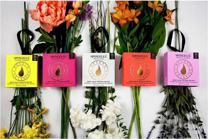 Actual product image Spongellé Boxed Flower - Beach Grass