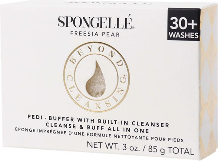 Produktbild Spongellé Pedi-Buffer - Freesia Pear (Fussbad)