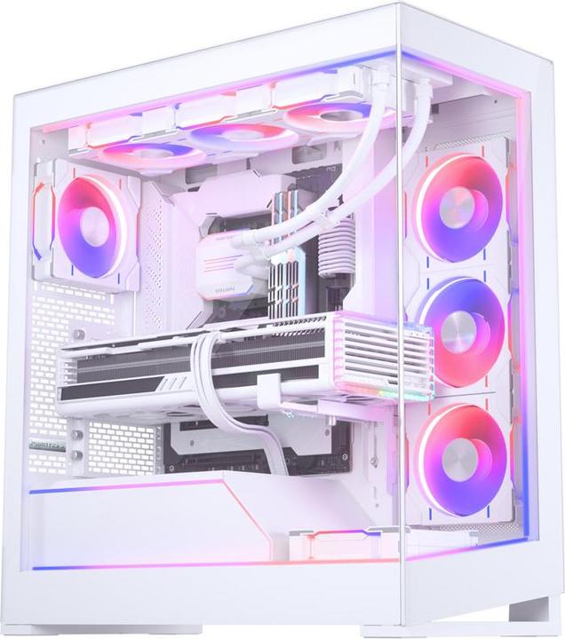 Actual product image Phanteks NV5 Premium DRGB Kit + Power Hub, 3x for external frame, 1x mainboard cable cover - white (White)